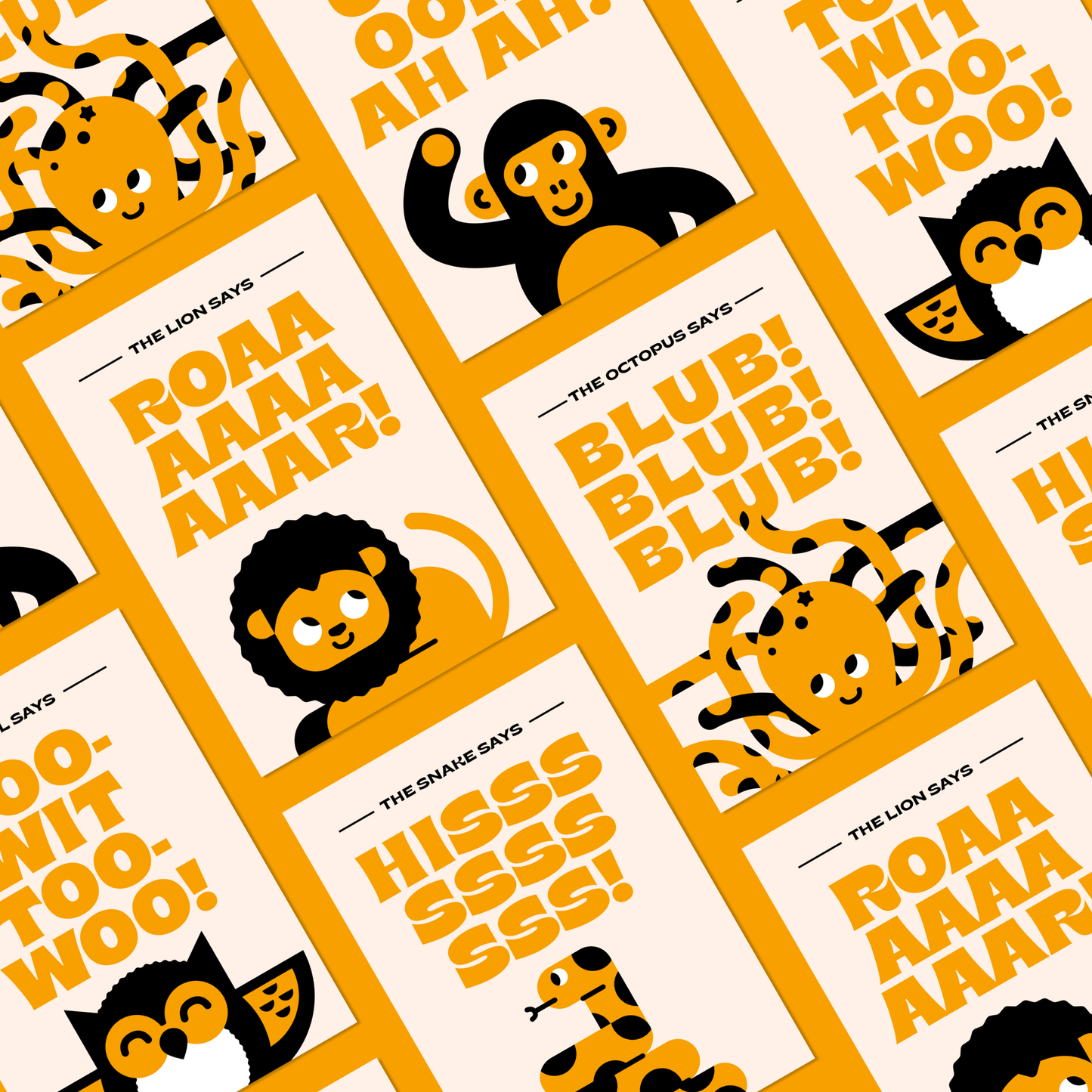 Talk Like the Animals - Postcard Set