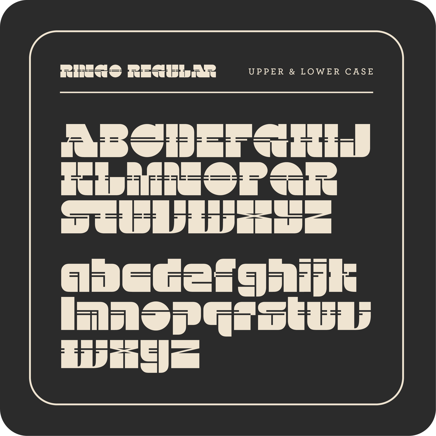 Ringo - Typeface