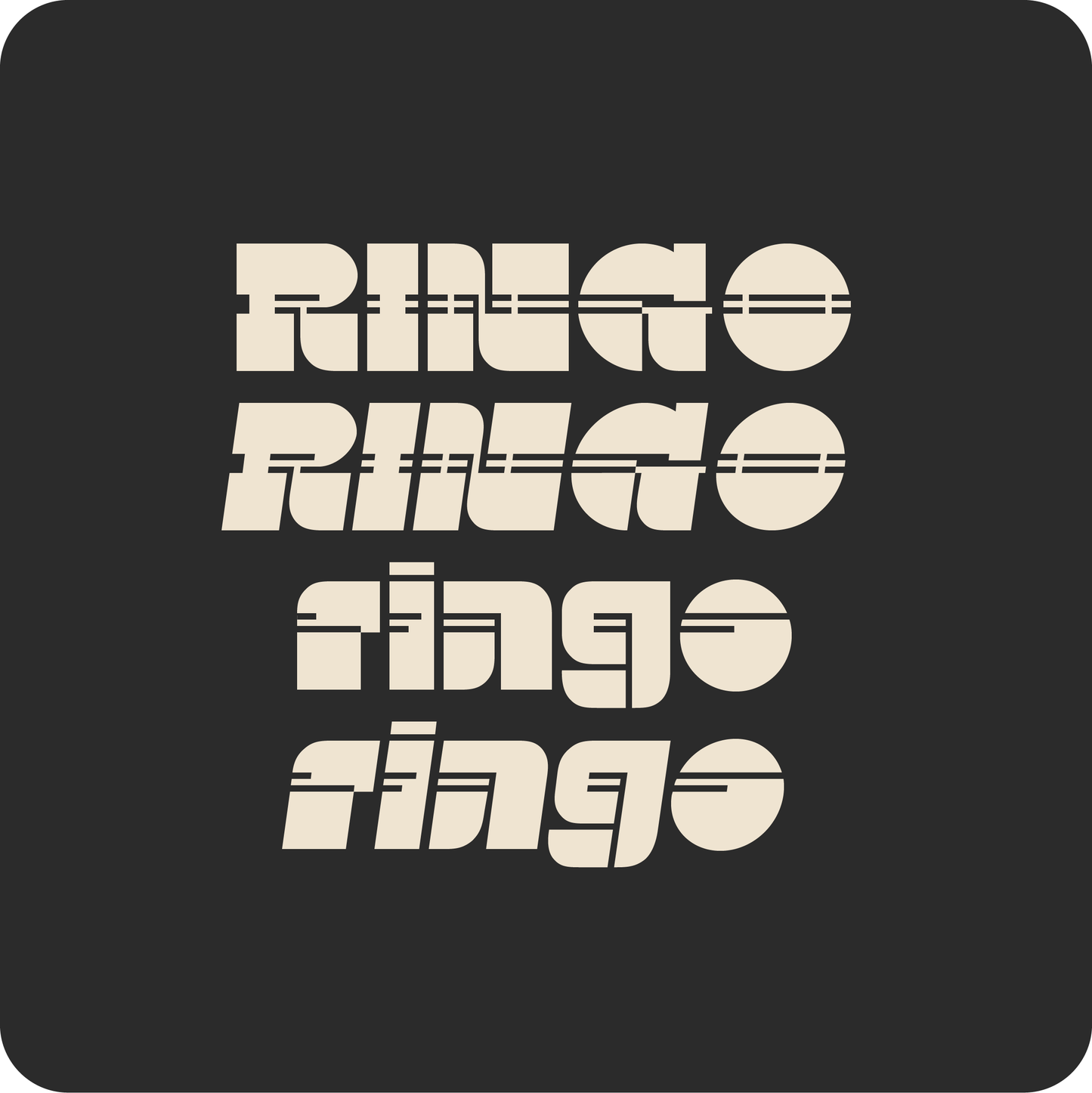 Ringo - Typeface