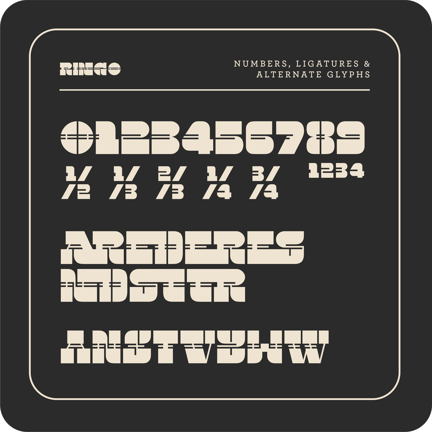Ringo - Typeface