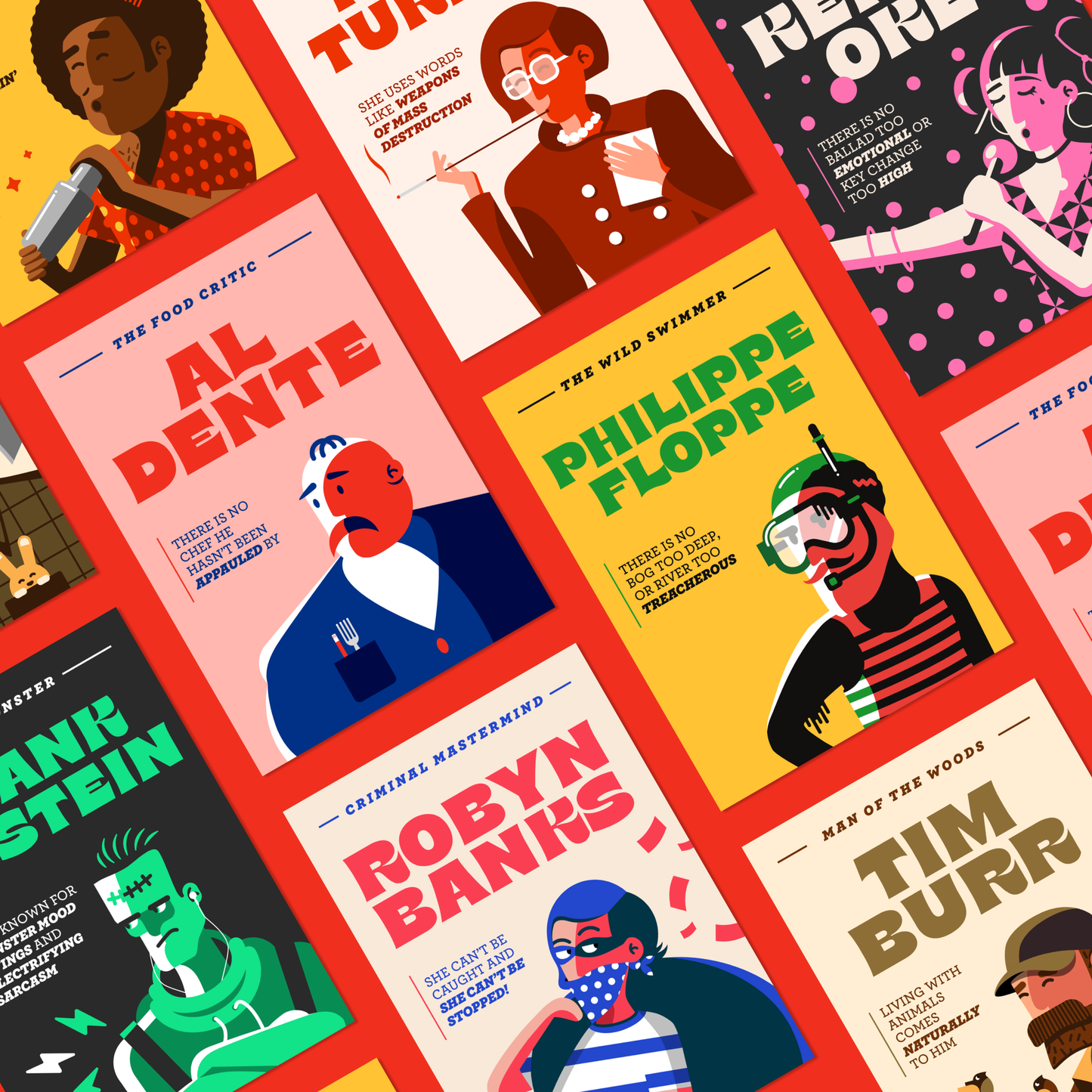 The Pundits - Postcard Set